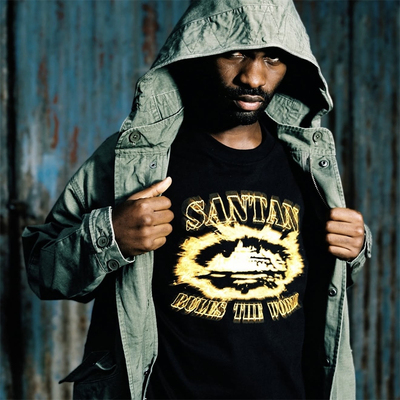 Corteiz魔岛印花T恤黑色街头潮