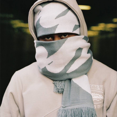 男女同款保暖恶魔岛围巾Corteiz