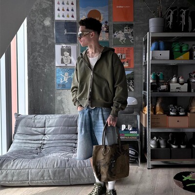 BrokenPlanet潮牌开衫卫衣