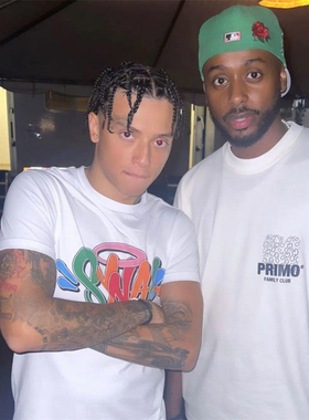 SYNA WORLD 字母T恤CentralCee个人潮牌街头DRILL风格高质量短袖