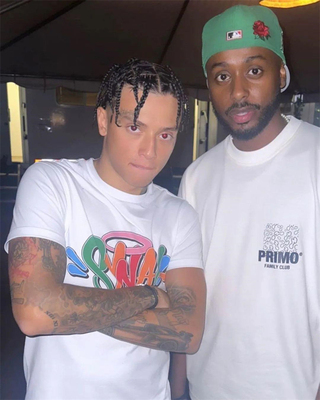 DRILL高质量字母风格街头短袖T恤