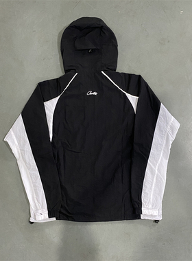Corteiz恶魔岛Alcatraz Sun & Rain Windbreaker拼色连帽运动风衣