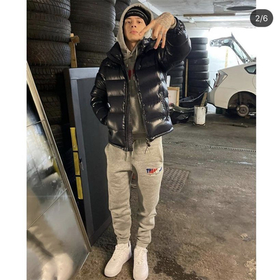 雪尼尔运动卫衣套装宽松Trapstar