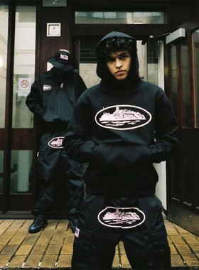 Corteiz连帽卫衣CRTZ Alcatraz logo hoodie美式街头潮牌UK Drill