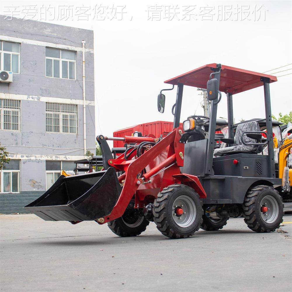 现货出小型电动轮式装载机 H装T口10E迷你装载机出628口5捷克卸家