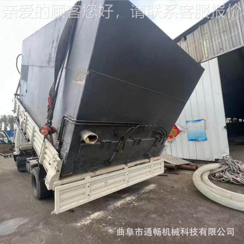 方粒箱仓储式 吸灰车炭黑吨颗包风送气力吸灰机 电厂烟道QL-125灰