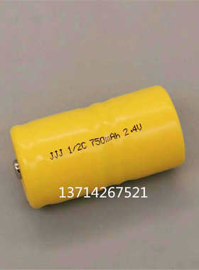 JJJ 1/2C 750mAh 2.4V镍镉充电电池组适用甲醛检测测试仪专用电池