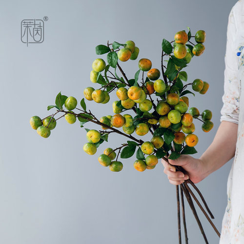 茉茵绢花金桔大吉大利年宵花