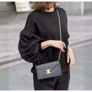 2024新款 百搭網(wǎng)紗燈籠袖 上衣春秋women clothes 衛(wèi)衣時尚