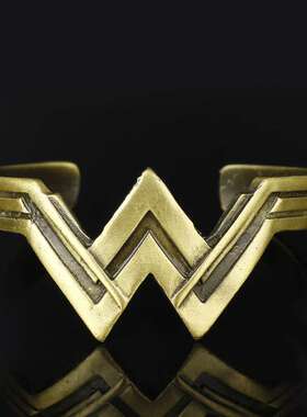 个性复古神奇女侠标志开口手镯影视蝙蝠侠大战超人正义黎明周边