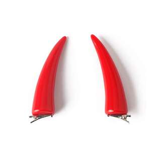 动漫周边链锯人帕瓦同款头饰发夹电锯人恶魔之角卡子发饰cos道具