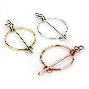 欧美外贸热销复古维京胸针北欧海盗维京人胸针包包牛仔别针