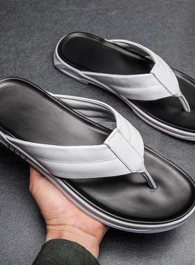人字拖男鞋新款夏季居家休闲鞋男透气户外简约沙滩凉鞋98205