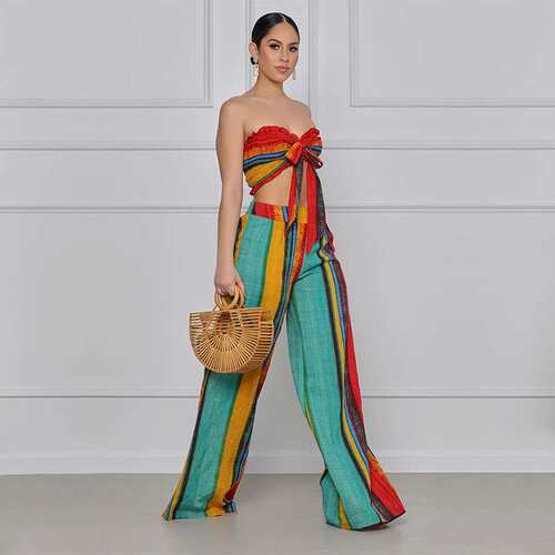 2024新款春季凉凉裤拖地裤夏季女裤女装套装裤子女women clothes