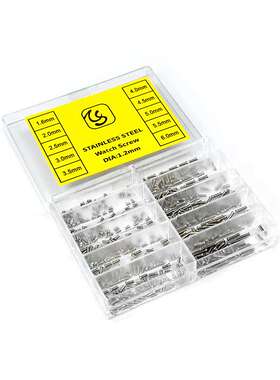 修表工具手表配件钟表螺丝10个型号手表螺丝手表十字后盖螺丝大小