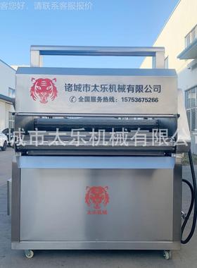 小龙虾油炸水红小龙虾油炸生产流网线全线WOX自动油炸机皮皮虾油