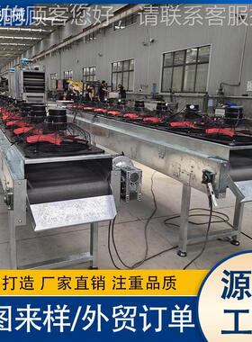 3送0不锈钢网TLM带输送机多食品传带风干冷却4耐高温网带输送层机