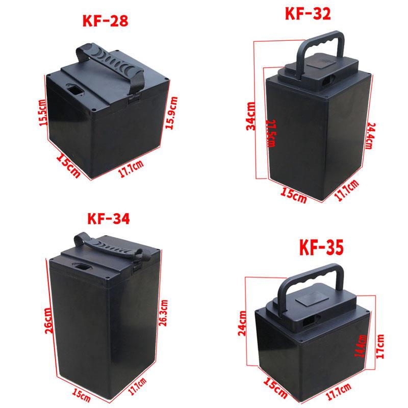 厂家直销电动车锂电池盒电动车电池盒原包塑料电池箱18650电量芯