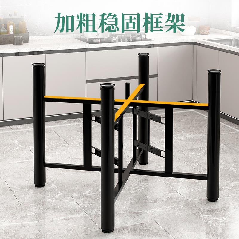 3YV5实木餐桌椅组合现代简约家用小户型吃饭圆桌子酒店折叠简易大