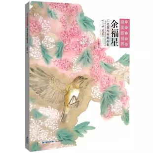 国画花鸟工笔画临摹毛笔绘画美术入门教程福建美术 白描底稿画谱勾勒技法解析 余福星工笔花鸟画精品集 当代工笔画唯美新视界