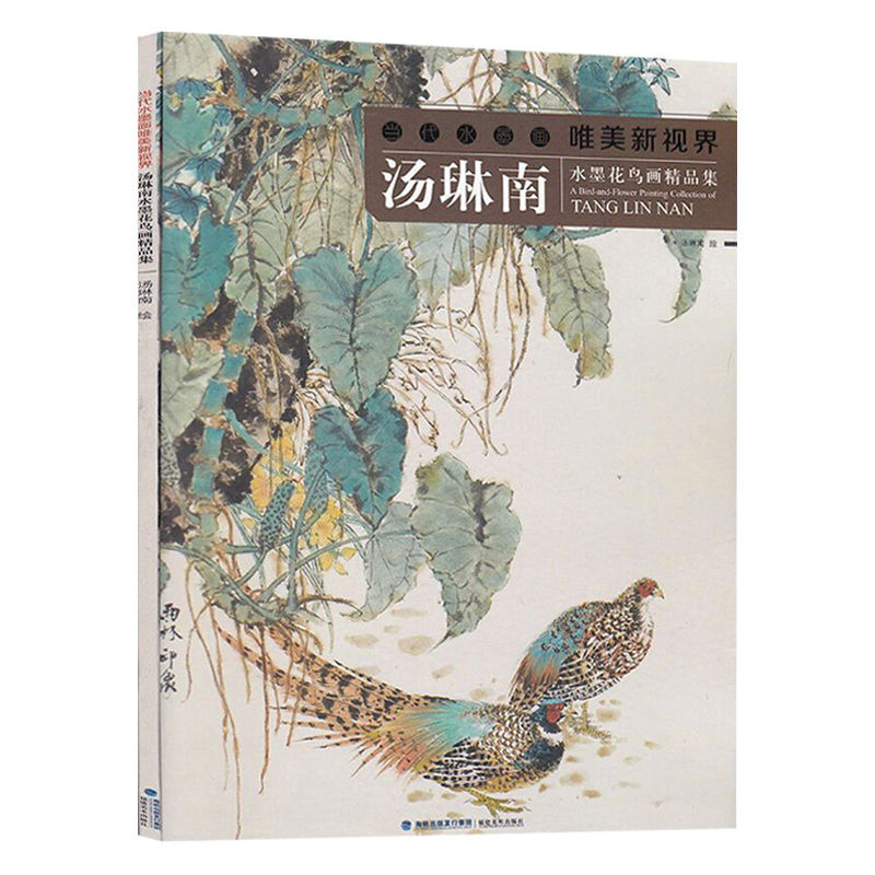 汤琳南 当代水墨画唯美新视界  水墨花鸟画册工笔画白描底稿画谱 国画写意画孔雀工笔画白描技法临摹范本 初学者绘画美术入门福建