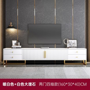 电视柜地柜极简家用落地小户型客厅电视机柜卧室轻奢W地柜简约地