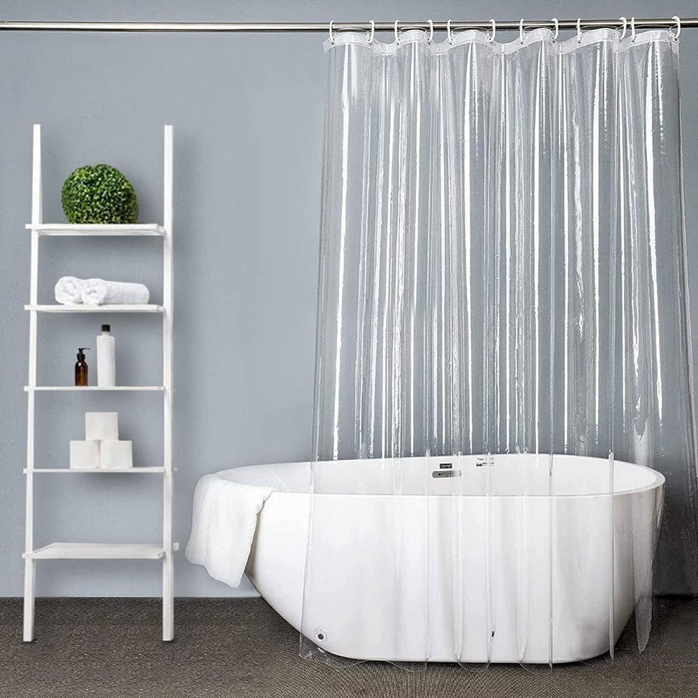 透明塑料透光浴帘空调冷气厨房隔断帘门帘防水防油烟遮挡帘挡水帘