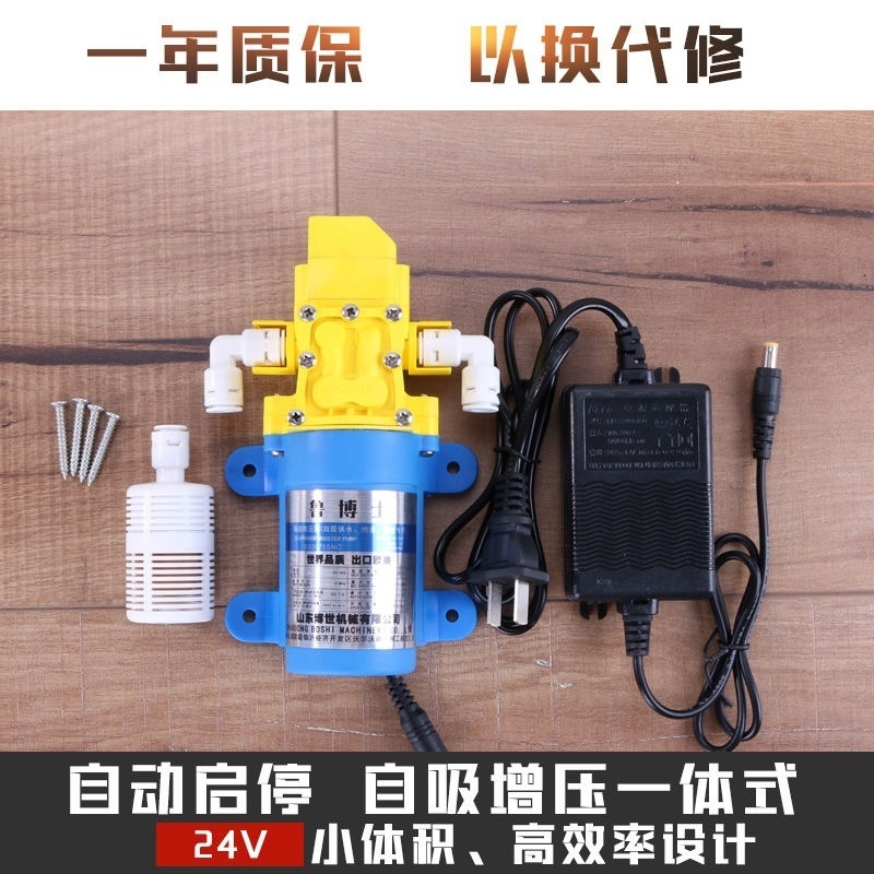净水器水泵直饮水超滤机外置增压泵自动开关电动电机24V自吸泵2分