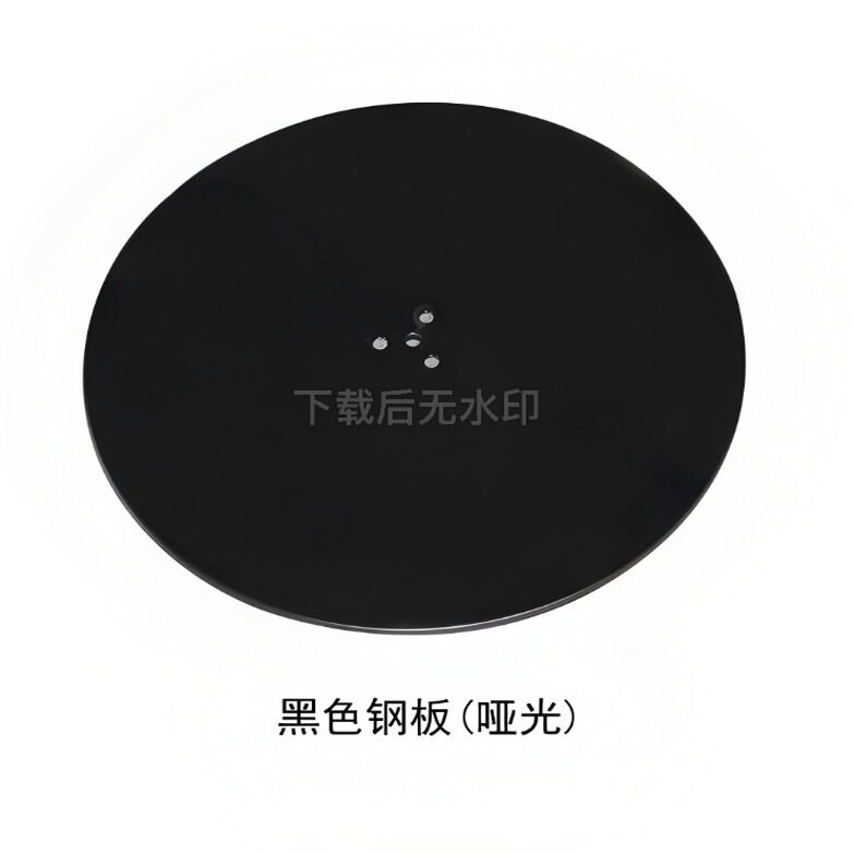 黑色桌子圆底座快餐店桌子底脚餐台脚支架不锈钢圆盘底座桌腿铁板