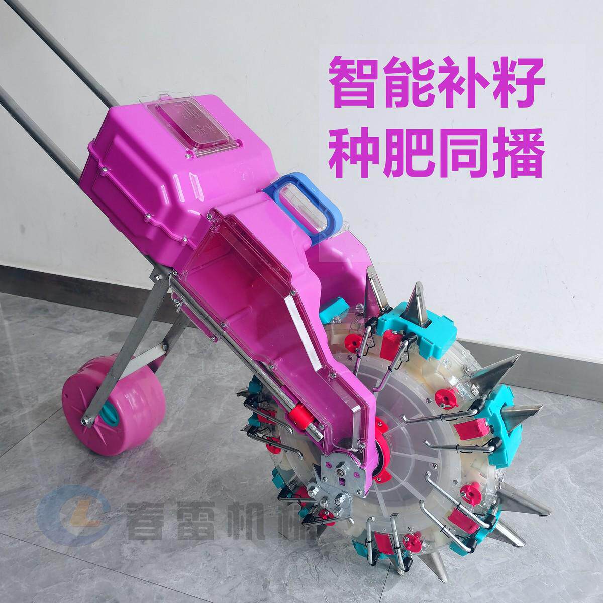 手推可视自动补籽种肥大豆同步点播机高粱花生油西瓜播种机葵玉米