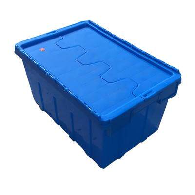 轱辘中转收纳滑轮锁带防偷运输带盖可带带塑料箱周转箱周转筐箱