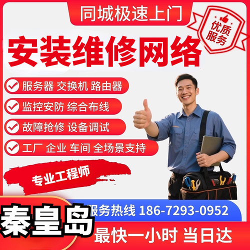 河北秦皇岛上门安装维修网络核心交换机技术支持路由器浪潮服务器