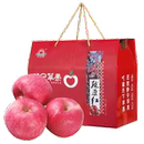 正宗甘肃平凉静宁苹果脆甜不打蜡高山红富士孕妇老人水果礼盒顺丰