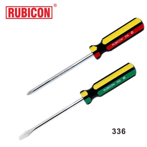 罗宾汉RUBICON三色柄螺丝刀 铬钒钢 强磁十字一字起子337