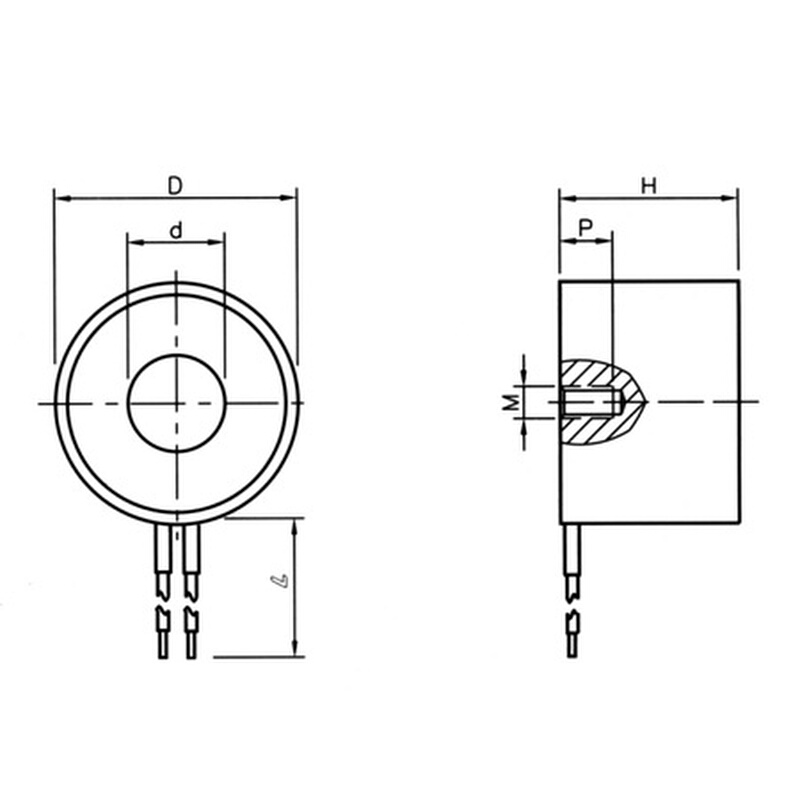 。P34/18 直流吸盘式电磁铁 12v 24v 小型 微型 华信 HCNE1-P 圆