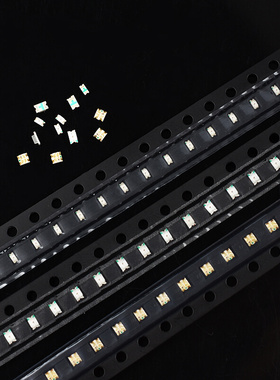 。贴片LED 0603 0805 1615RGB七彩 红黄蓝翠绿白橙色发光二极管灯