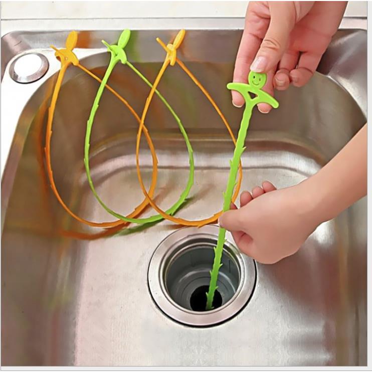 地漏毛发头发清理器厕所通下水道疏通工具 厨房管道疏通器