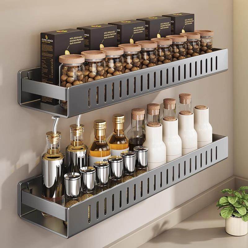 可拆卸厨房置物架免打孔壁挂式调味品罐收纳神器多功能佐料放置架,厨房/烹饪用具,抹布架/厨房清洁收纳架,淘宝优惠券,粉丝福利购,淘宝优惠卷
