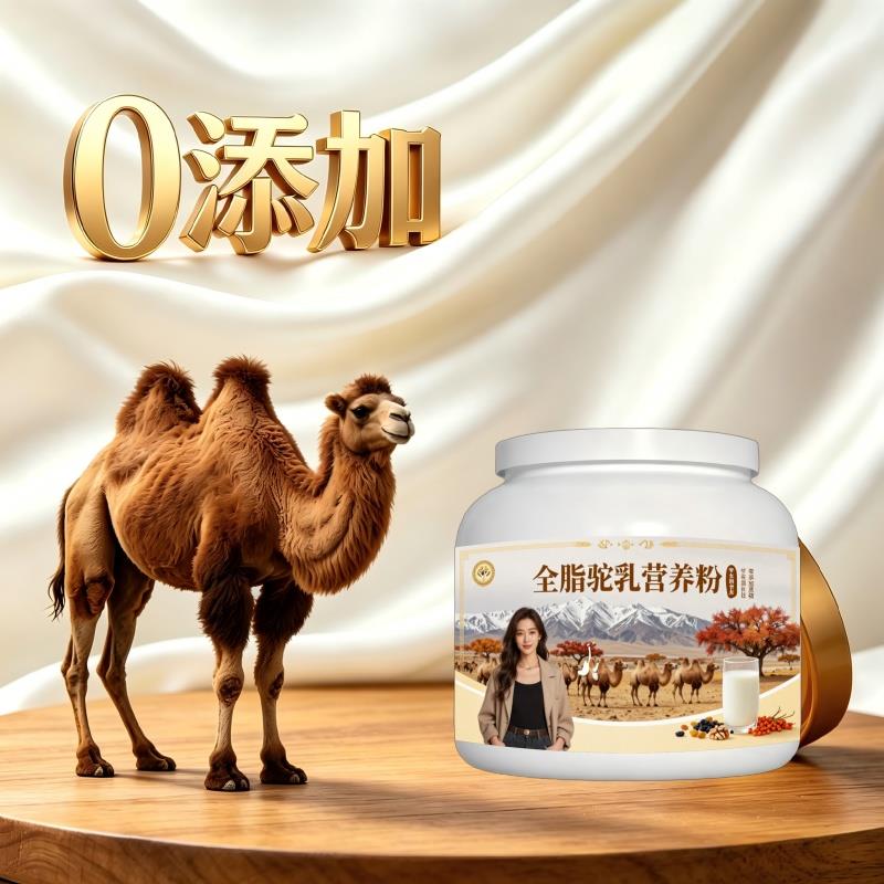 学生全脂驼乳粉温冲速溶零蔗糖低驼奶粉丰草牧场官方专用