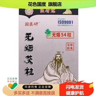 国医研无烟艾柱54柱艾灸条艾草家用随身灸美容院中医馆专用医者意