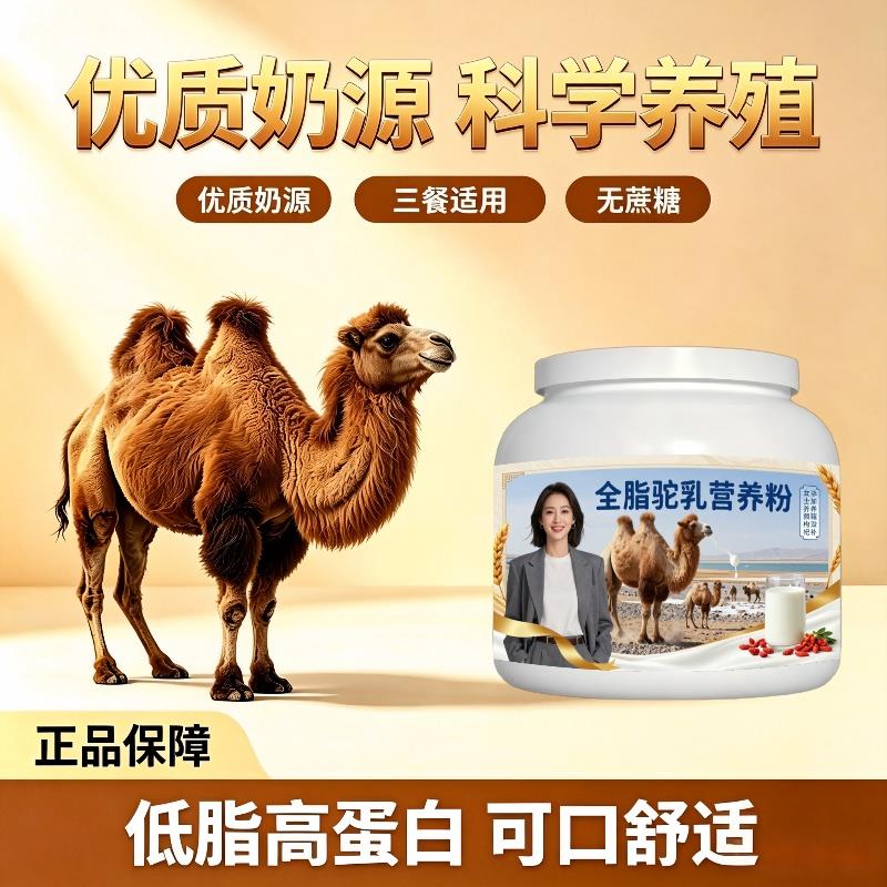 女士全脂驼乳粉居家常备均衡营养驼奶粉牧场官方初乳