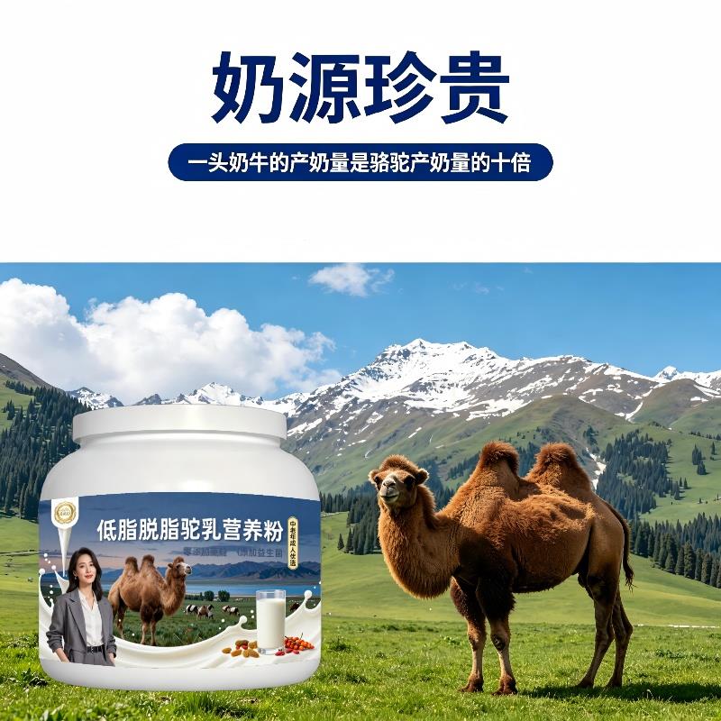 中老年驼乳粉日常养生益生菌护肠胃驼奶冲调粉散养正宗专用