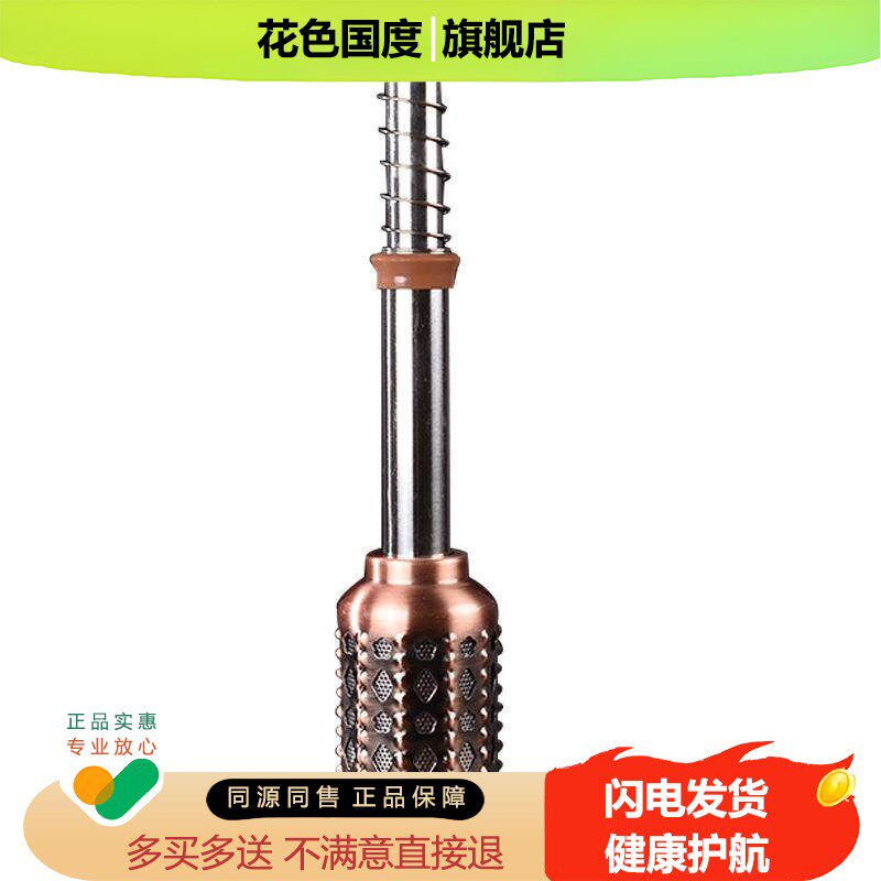 大号铜色艾灸棒随身灸 家用多功能温灸棒 古铜艾灸盒按摩棒