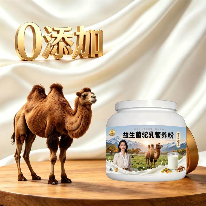 女士益生菌驼乳粉换季零蔗糖补钙驼奶冲调粉直供官方正品纯正