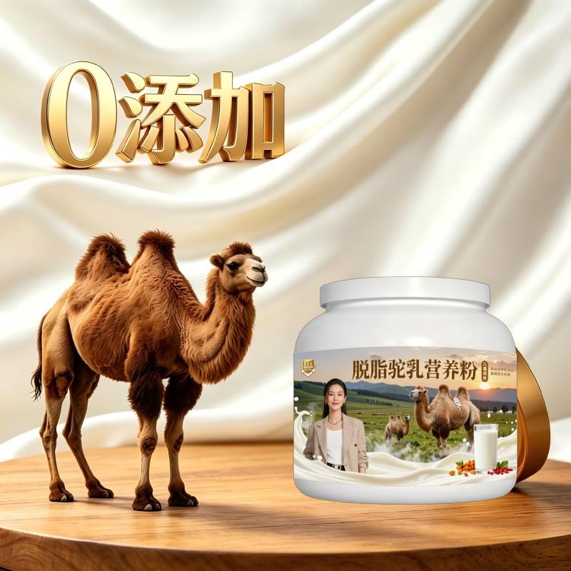 儿童脱脂驼乳粉午后加餐多维均衡营养驼奶粉厂家直销正宗初乳配方