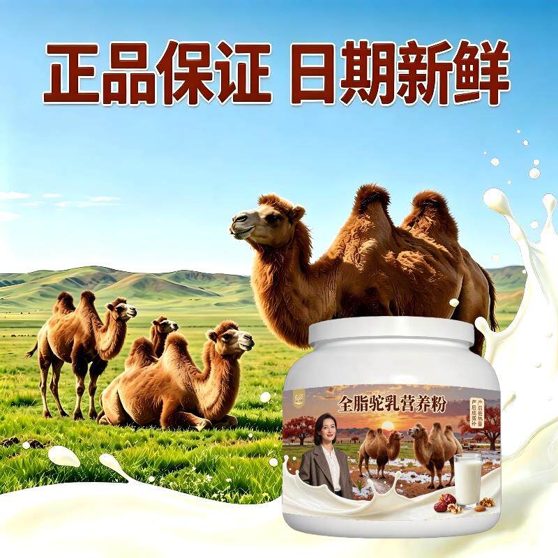 全脂驼乳粉月子食补零蔗糖高钙驼奶粉厂家直销官方配方