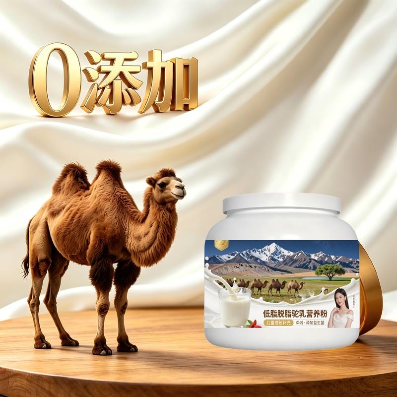 中老年成人轻食适配驼乳粉课间补充益生菌口感温和驼奶冲调粉原产
