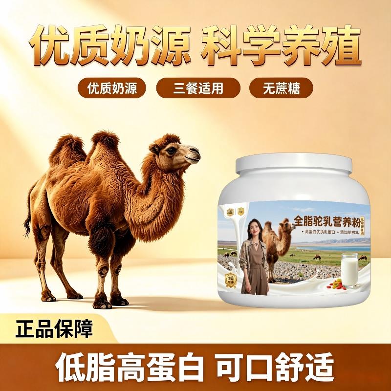 儿童全脂驼乳粉日常早餐初乳高活性驼奶粉厂家直销官方初乳配方