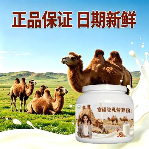 中老年富硒驼乳粉日常营养高蛋白补钙骆驼营养粉散养官方品牌初乳
