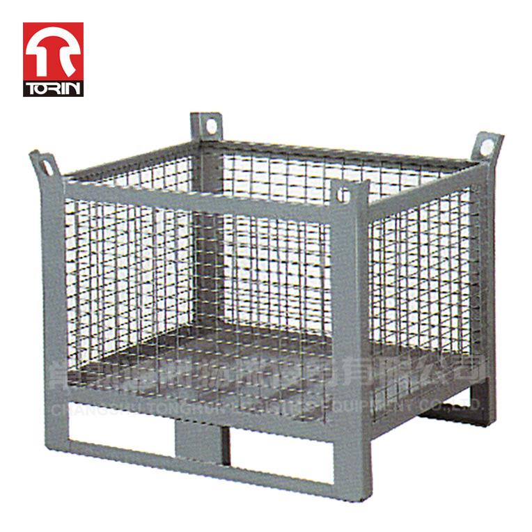 仓储韩式半开门简易零件铁丝网框物笼料搬运金框属物品搬运SWK801